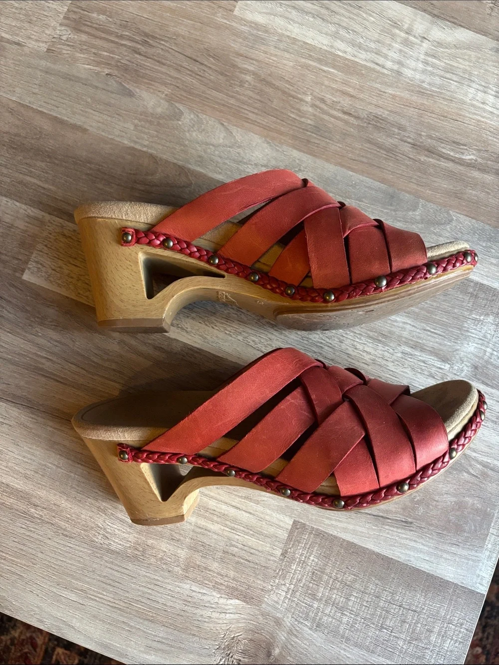 Dansko Tory‎ Wedge Sandal Woven Leather